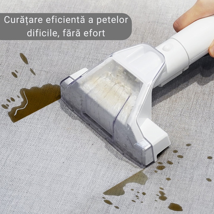 Aspirator cu Spalare prin Injectie-Extractie, 1000W, Curatare Profunda pentru Covoare si Tapiterii, Eliminare Eficienta a Murdariei si Bacteriilor, 2 Rezervoare (1300 ml Apa Curata / 1100 ml Apa Murdara)