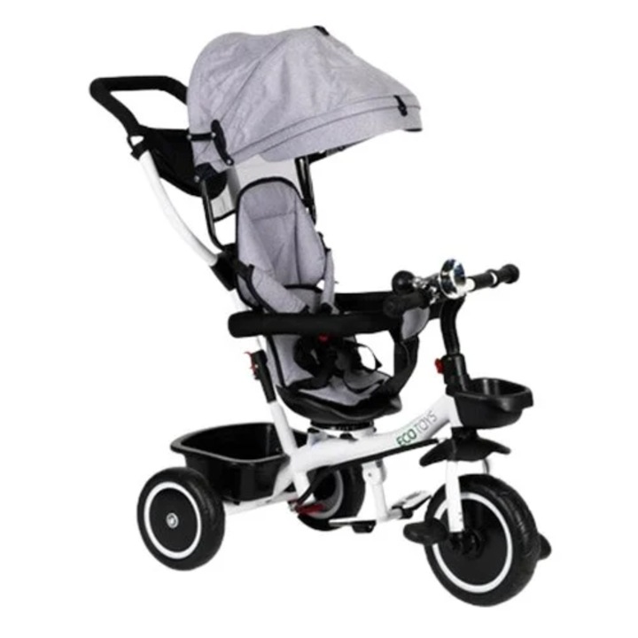 Tricicleta cu sezut reversibil - Gri