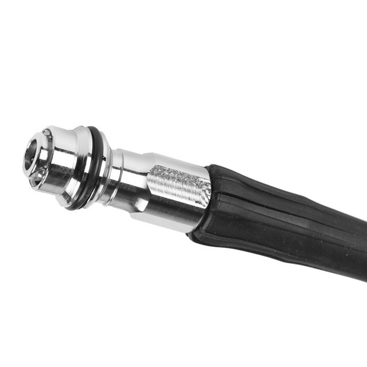 Furtun cauciuc, presiune joasa cuplare instanta pentru vesta scufundari sau costum etans, SITECH Balder Quick On hose, 25 cm, negru