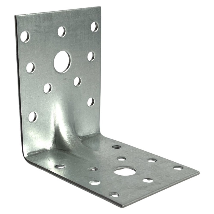 Coltar Cu Prelucrare, Bkshop, Kpl 4, Material: Tabla De Otel Zincat, Grosimea Tablei: 2 mm, Unghi De Inclinare: 90 De Grade, Rezistenta La Coroziune: Zincat, 70 x 70 x 55 mm