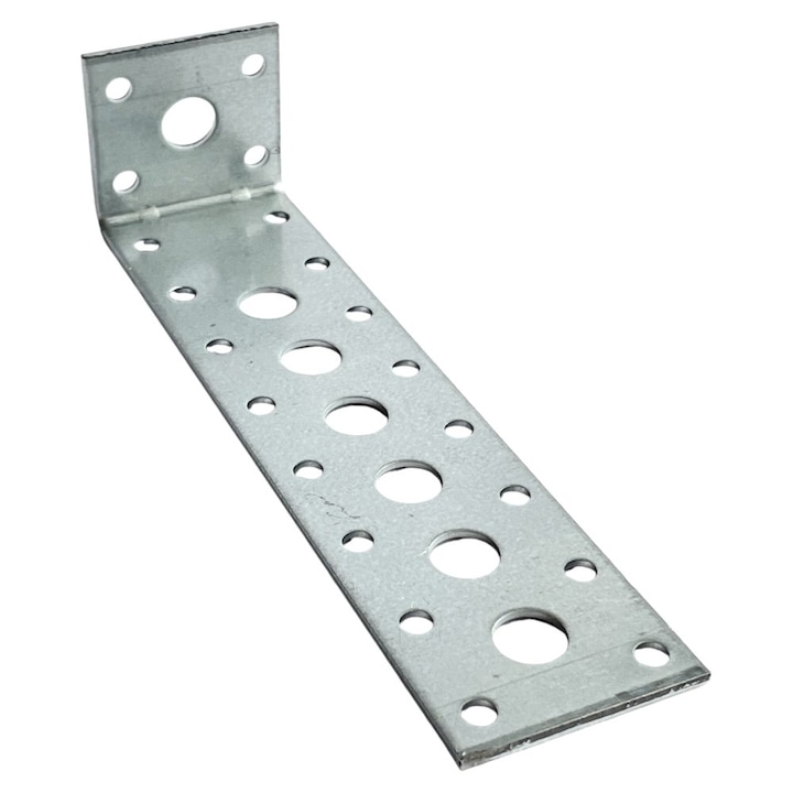 Coltar De Imbinare, Metalic, Foaie De Otel Zincat, Grosime Foaie: 2,5 mm, Unghi De Inclinare: 90 Grade, Rezistenta La Coroziune: Zincat, 160 x 40 x 40 mm