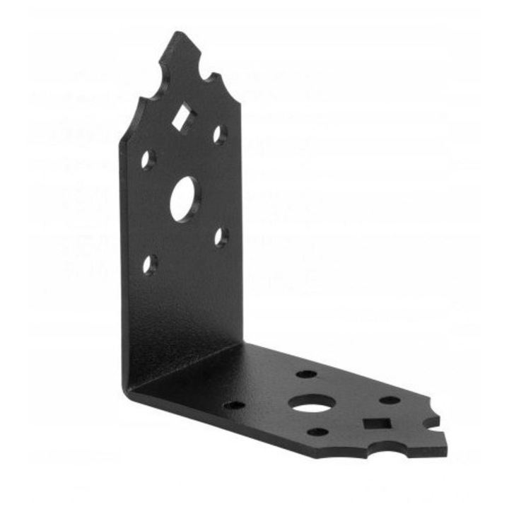 Coltar De Imbinare, Sdkl, 3, Material: Tabla De Otel Zincat, Vopsita Electrostatic, Rezistenta La Coroziune: Zincat, Unghi De Inclinare: 90 De Grade, Grosimea Tablei: 2,5 mm, 80 x 40 x 80 mm, Negru