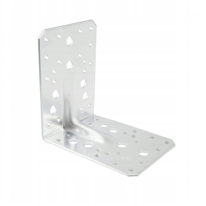 Coltar Cu Prelucrare, Metalic, Kp 10, Material: Tabla De Otel Zincat, Grosime Tabla: 2,5 mm, Rezistenta La Coroziune: Zincat, Unghi De Inclinare: 90 De Grade, 130 x 130 x 100 mm