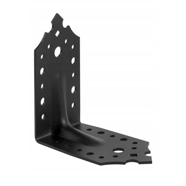 Coltar Cu Prelucrare, Bkshop, Sdkp 1, Otel Zincat, Vopsit Electrostatic, Rezistenta La Coroziune: Zincat, Unghi De Inclinare: 90 De Grade, Grosimea Tablei: 2,5 mm, 115 x 115 x 65 mm, Negru