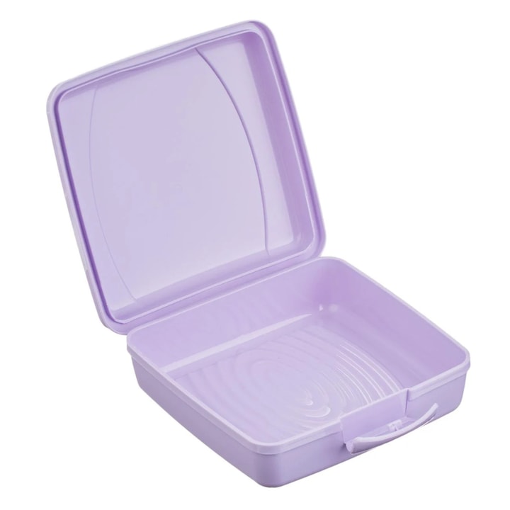 Caserola pentru Sandwich CARODIS, Lila, 550ml, 10x10x4cm