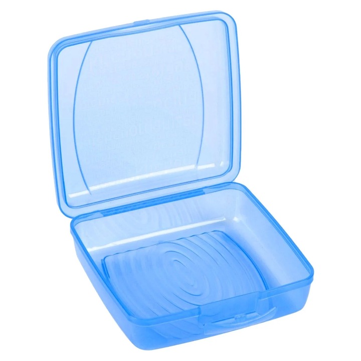 Caserola pentru Sandwich CARODIS, Albastru, 550ml, 10x10x4cm