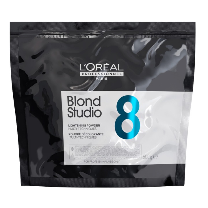 Pudra decolorare par, L'Oreal Professionnel, Blond Studio 8, 500g, pro-creatina