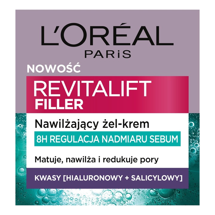 L'Oreal Paris Revitalift Filler arckrém, hidratáló, hialuronsavval és szalicilsavval, 50 ml