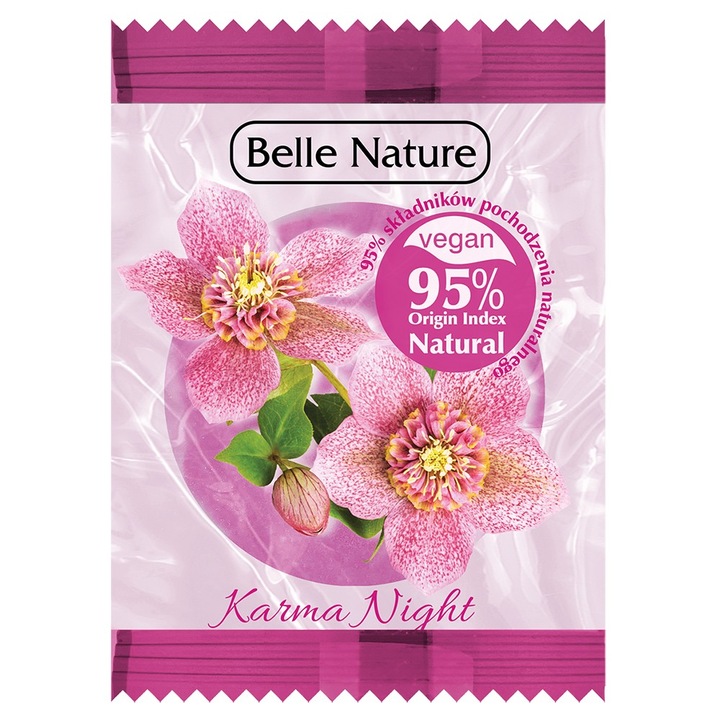 Бомба за вана, BELLE NATURE, Karma Night, аромат на орхидея, 24 г