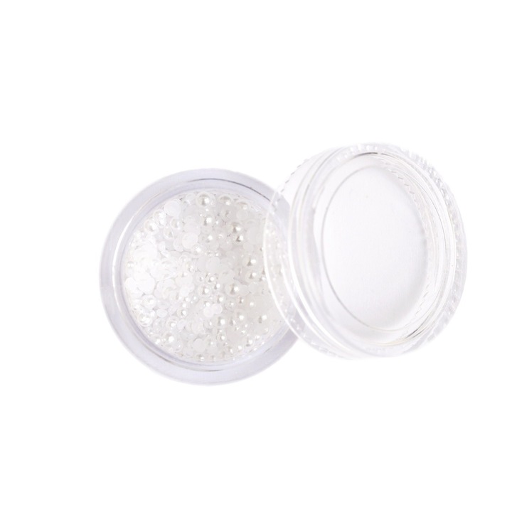 Set decoratiuni 3D pentru unghii, Perle, 901 Pearlfection, 3 dimensiuni