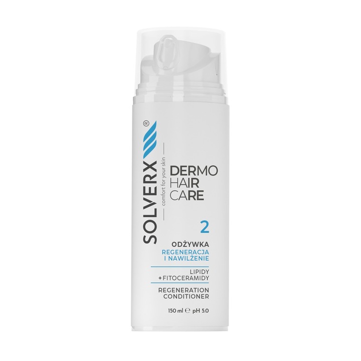 SOLVERX hajbalzsam, regeneráló és hidratáló, 150 ml