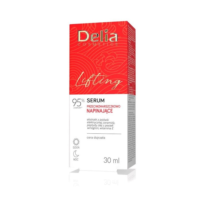 Ser anti-imbatranire Delia Lifting, 30 ml, ceramide si vitamina E