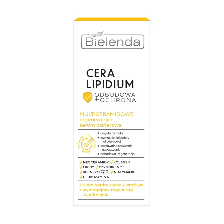 Регенериращ серум Cera Lipidium, Bielenda, 30 мл, за много суха кожа, подобрява външния вид и еластичността