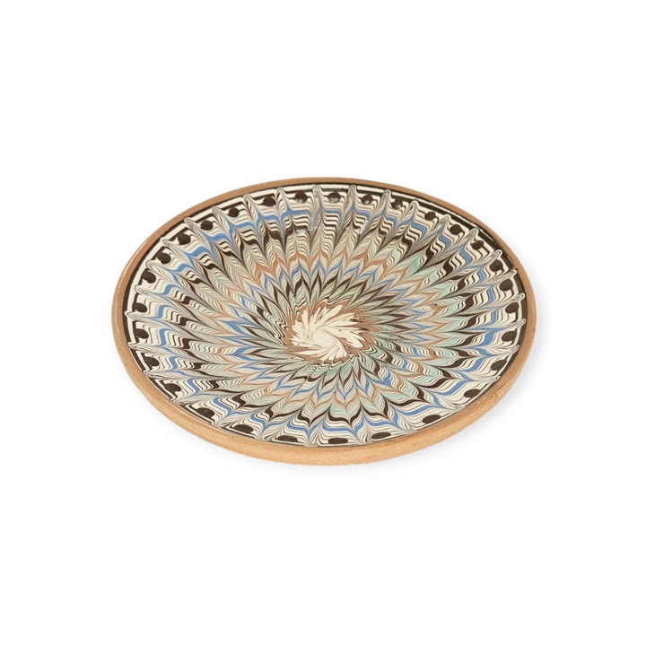 Tányér CERAMICA DE HOREZU modell Spic többszínű 19cm