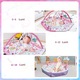 SmartVibe smart kinder vibe център за активност матрак и кошара, 3 в 1 включва възглавница, 20 цветни топки, 7 сензорни играчки, огледало, аркада, миеща се, мултифункционална, от 0 месеца, розов цвят