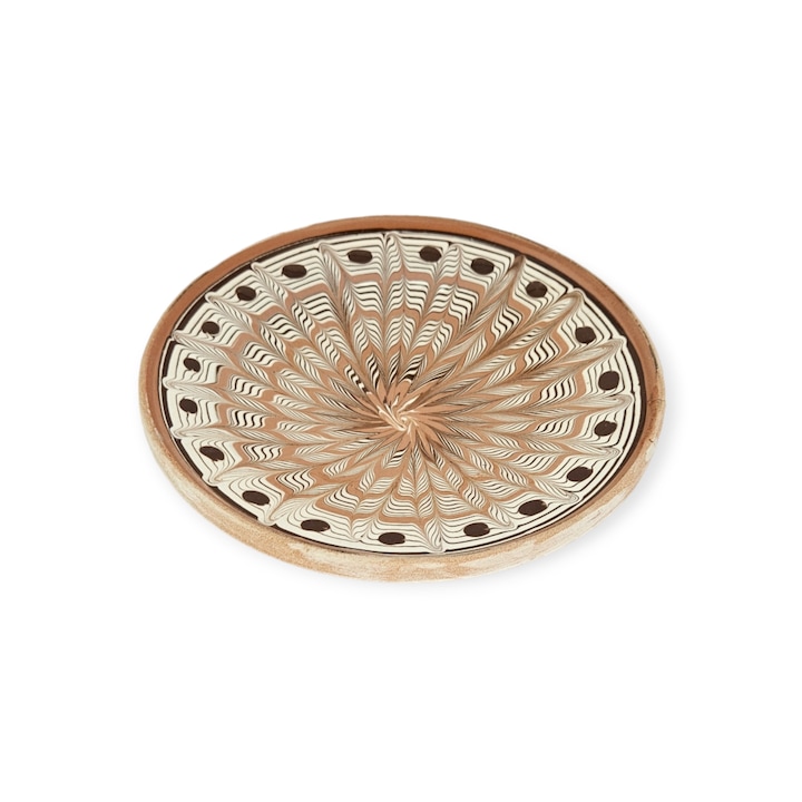 Чиния CERAMICA DE HOREZU модел Spic, цвят Червен, 15см