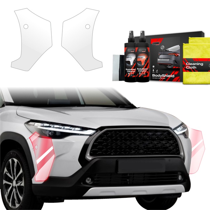 Folie de protectie auto Grizz Glass pentru Toyota Corolla Cross (2022-2025) TPU