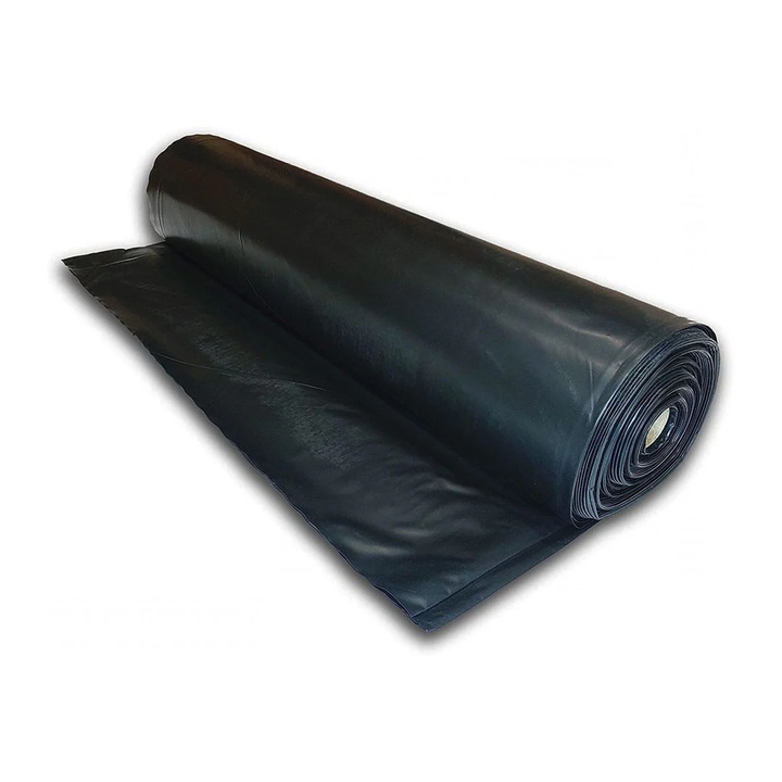 Folie mulcire neagra neperforata 35 microni 1, 2m x 100m