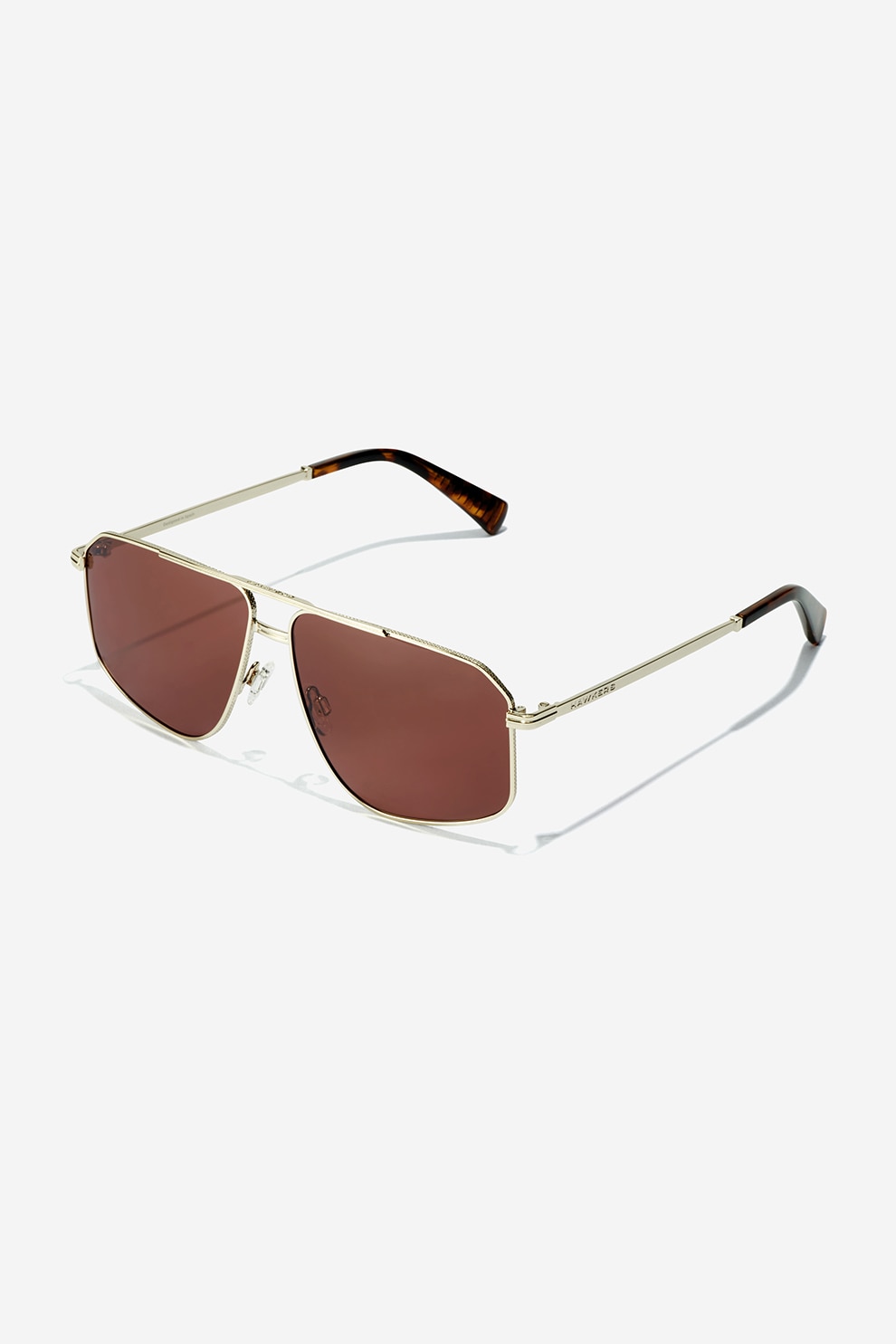 Hawkers, Ochelari de soare aviator cu rama metalica, Argintiu