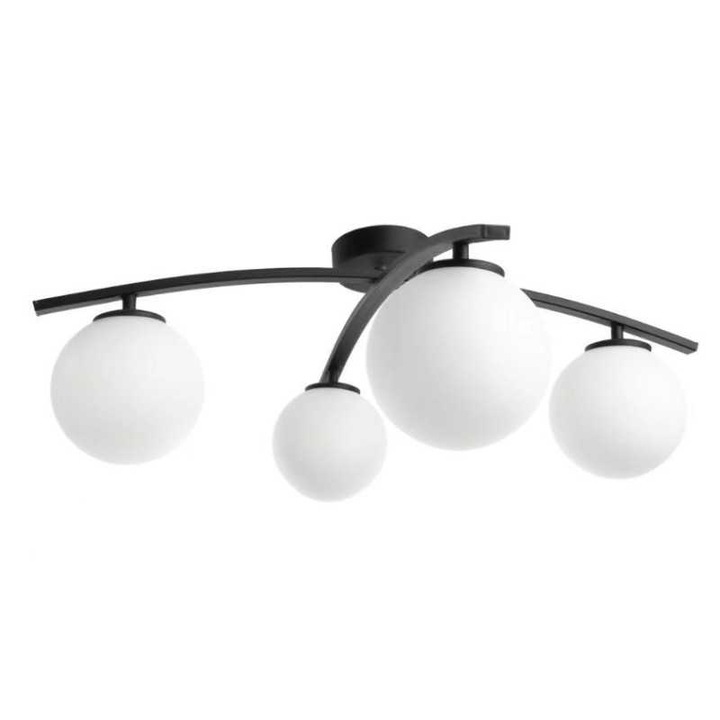 Lustra SUEVA® Cu 4 Glob Alb Mat 27*4 maxim 40w/bec