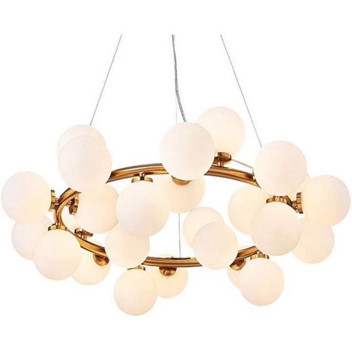 SUEVA® LED modern skandináv függőlámpás gömbcsillár 45 db gömbbel