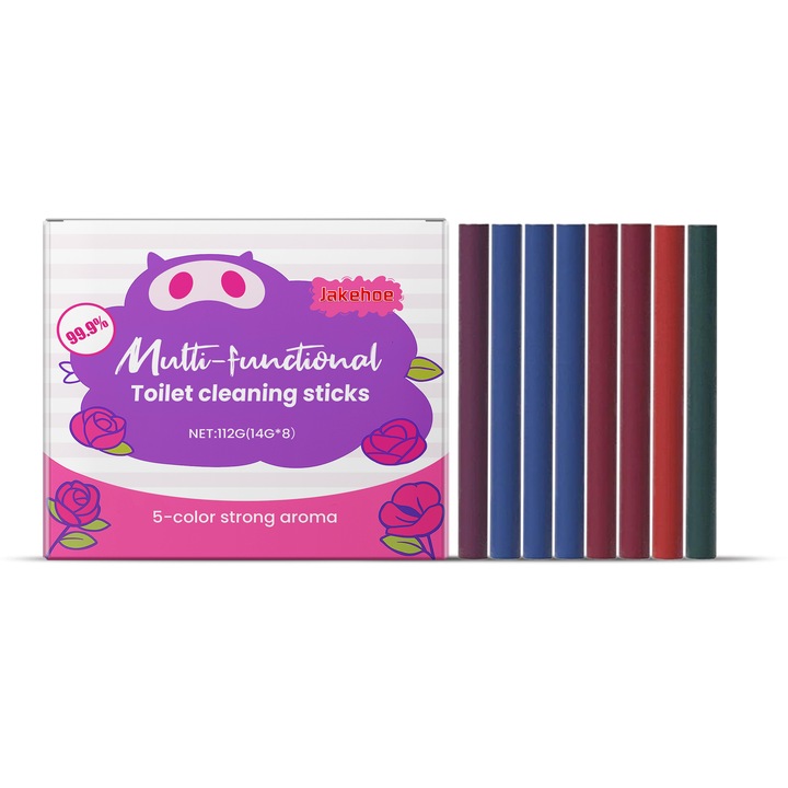 Многофункционален почистващ стик за тоалетна, премахване на миризми, 10 минути, комплект