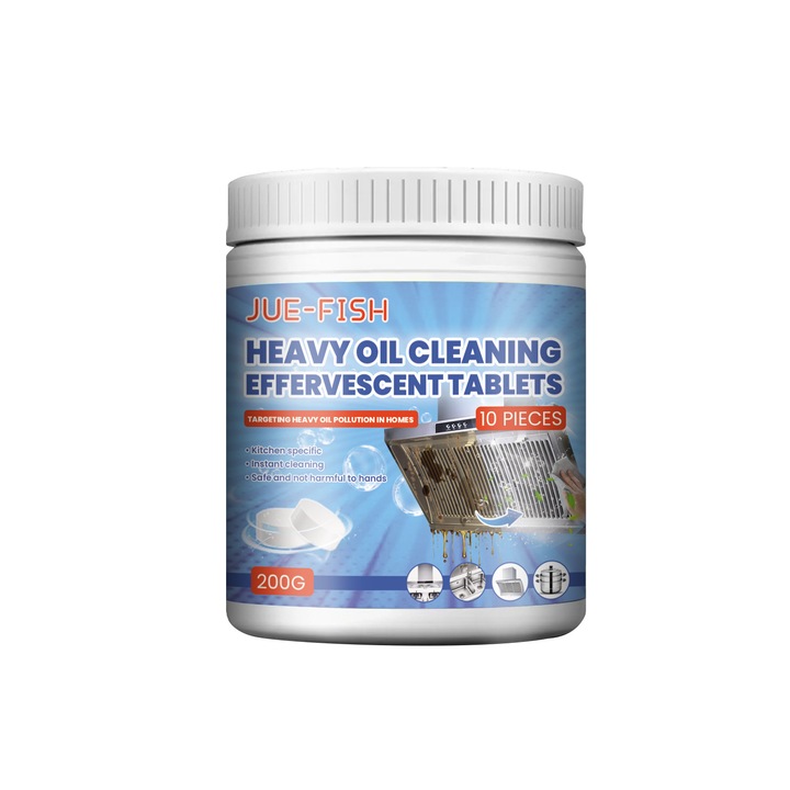 Tablete de curatare pentru grasime, Jue-Fish, eficienta ridicata, 12 buc, multicolor