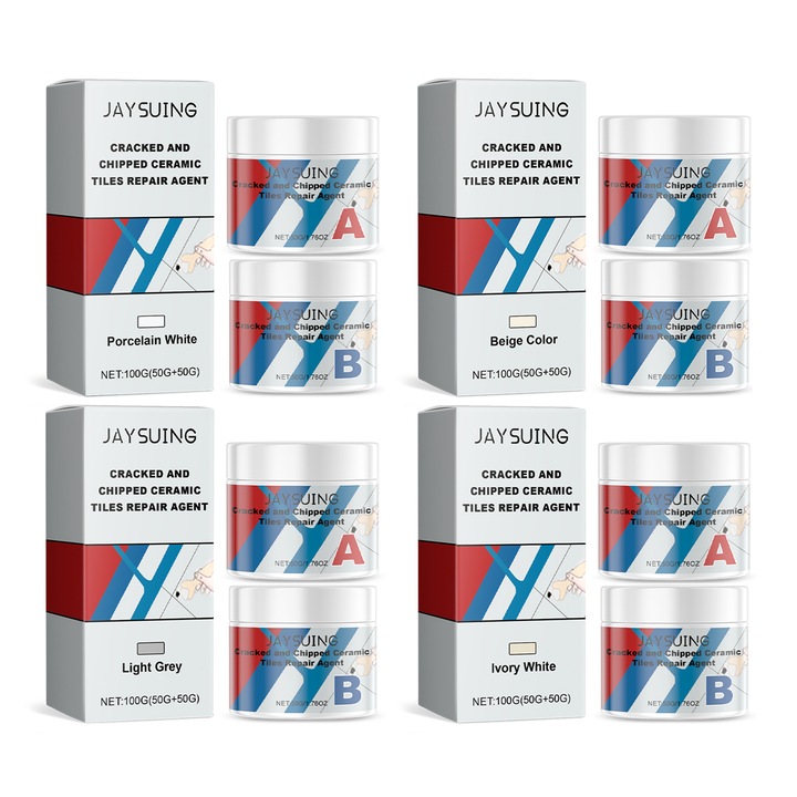 Pasta de reparare pentru placi, 2 componente, rezistenta la apa, set