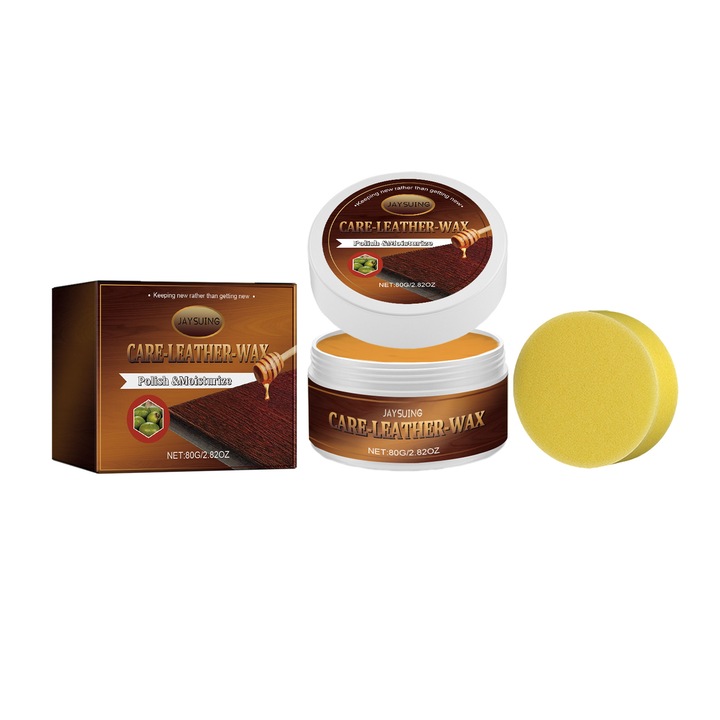 Ceara pentru ingrijirea pielii Jaysuing, intretinerea canapelelor de acasa, reimprospatarea pantofilor din piele, reconditionarea scaunelor, intretinerea ingrijirii pielii, 2 buc.