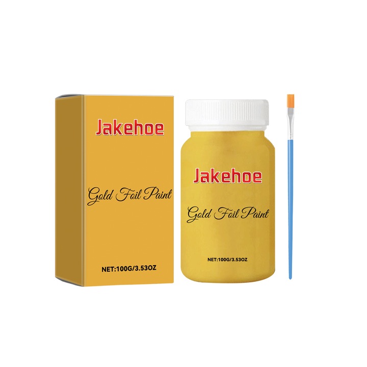 Vopsea folie aurie sclipitoare set 3 buc
