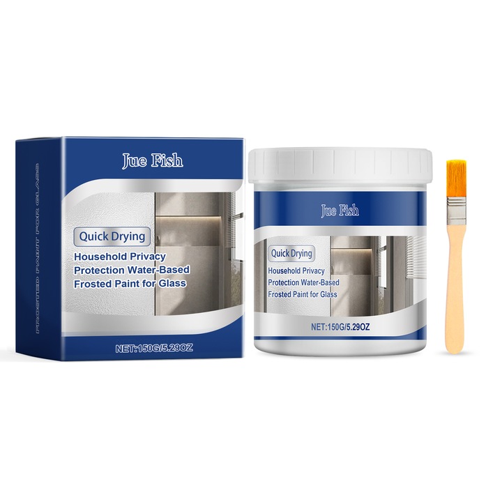 Vopsea pentru sticla Jue-Fish, bazata pe apa, impermeabila, 1L
