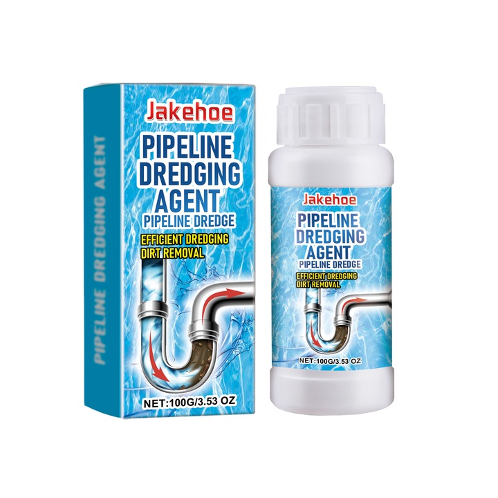 Jakehoe Agent de desfundare a tevilor, scurgerea chiuvetei, bucatarie, toaleta, scurgere rapida, desfundare curata, 2 buc
