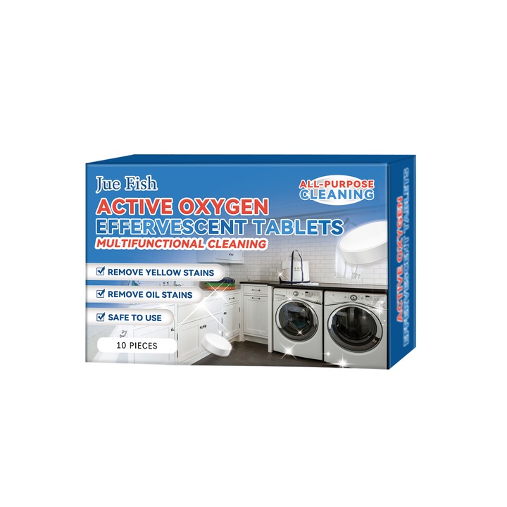 Tablete efervescente de curatare multifunctionale, alb