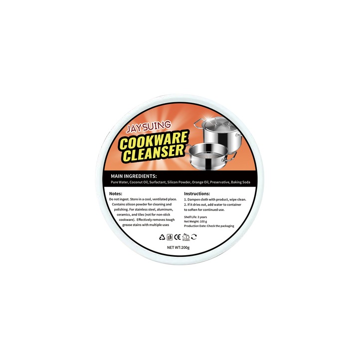 Detergent pentru vase, 3 bucati, curatare inox, indepartare pete ulei si rugina