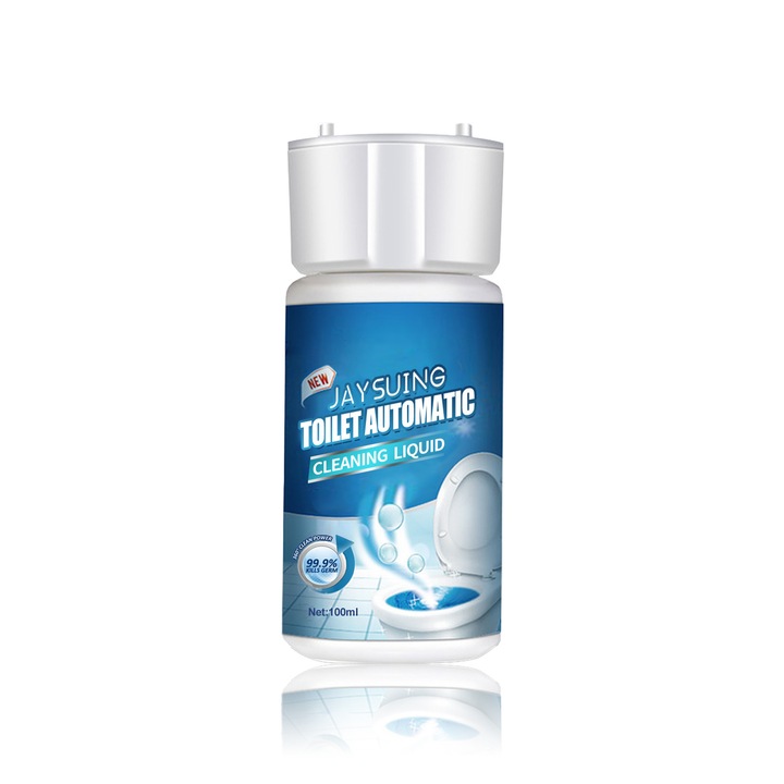 Solutie de curatare toaleta, 2 bucati, dezinfectant, eliminare pete, deodorant, multicolor