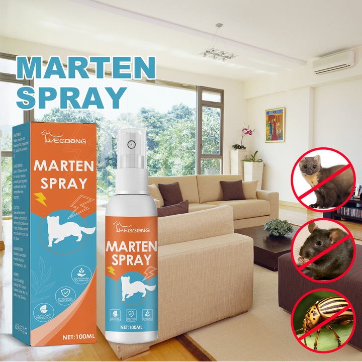 Spray repelent pentru nurci, 250ml, cu ulei de lavanda, ulei de rozmarin, ulei de menta