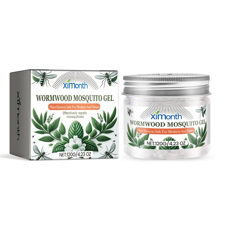 Gel repelent tantari, 3 buc, extract pelin, Ximonth, citronella, usturoi, 100g