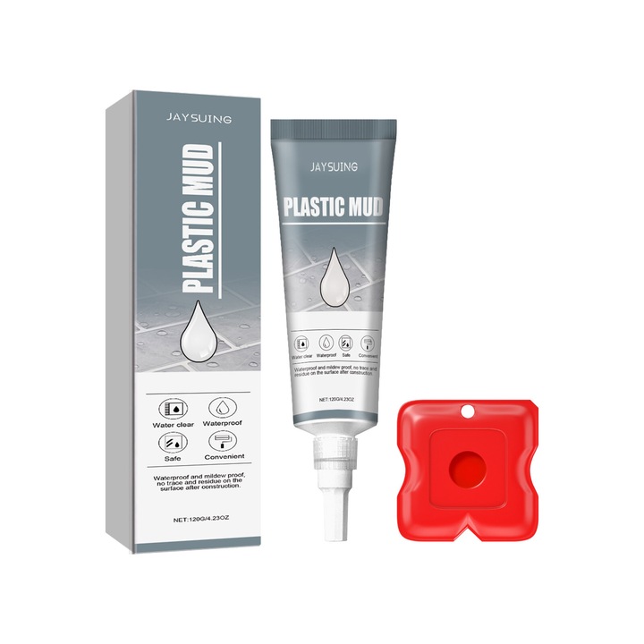 Sigiliu de ciment din plastic-steel, impermeabil, rezistent la mucegai si murdarie, 300ml