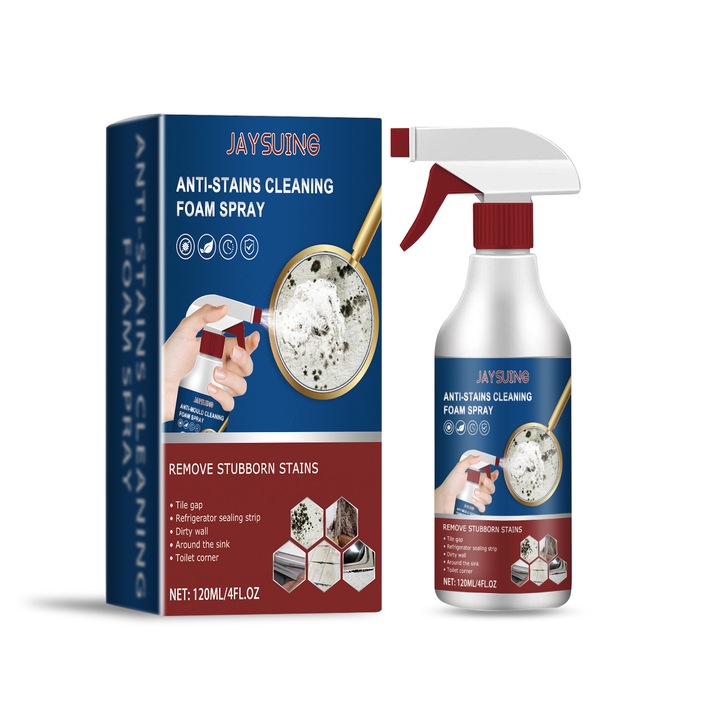 Spray de curatare cu spuma pentru baie, multifunctional pentru indepartarea petelor, Jaysuing, 2 buc