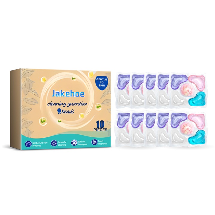 Jakehoe tisztítógolyók, 5 az 1-ben, hosszan tartó illat