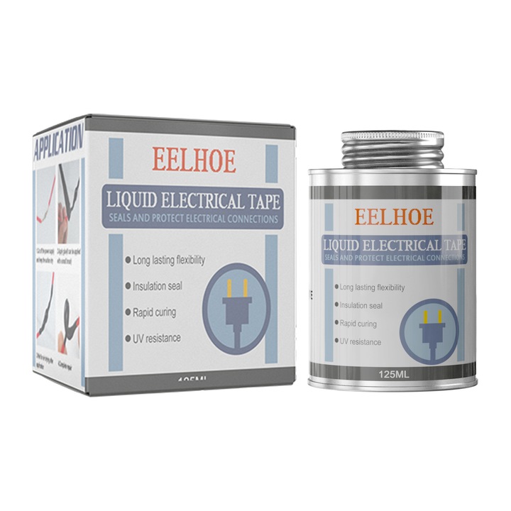 Banda adeziva lichida izolatoare, waterproof, 100ml, neagra/ alba