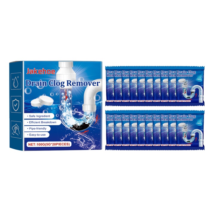 Agent de dragare a tevilor Jakehoe set 2 bucati