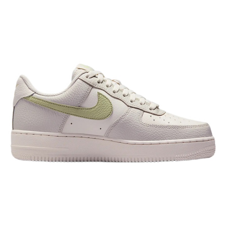 Спортни обувки, Nike, W Air Force 1 '07 Jd, естествена кожа, бели, Сив
