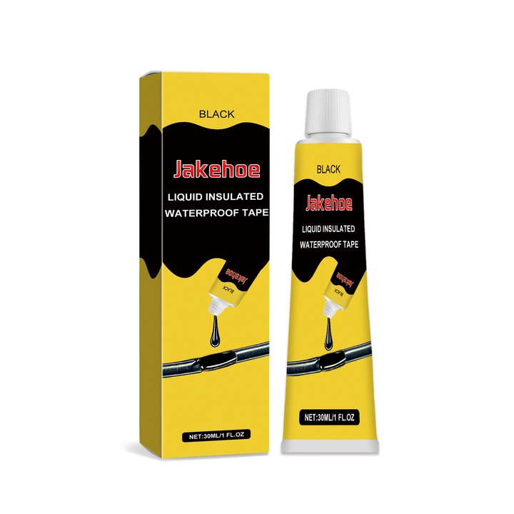 Jakehoe Insulation, adeziv lichid de etansare impermeabil, reparare scurgeri impermeabila, protectie a mediului, adeziv multifunctional pentru repararea izolatiei cablurilor, 2 buc