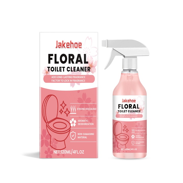 Solutie de curatare a toaletei cu flori Jakehoe, Deodorant Decontaminare a mirosurilor, 2 buc