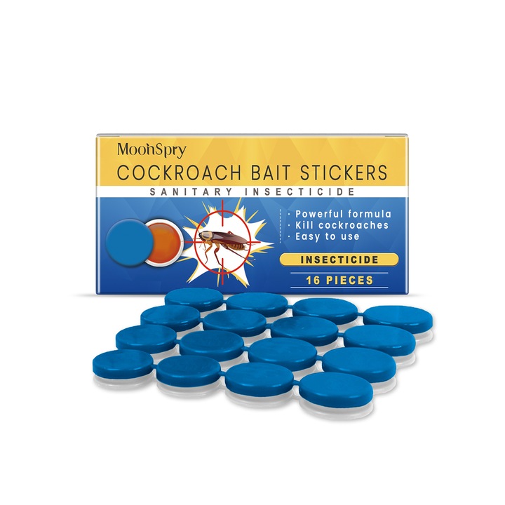 Capcana pentru gandaci MoonSpry, insecticid, formula blanda, utilizare interioara, set