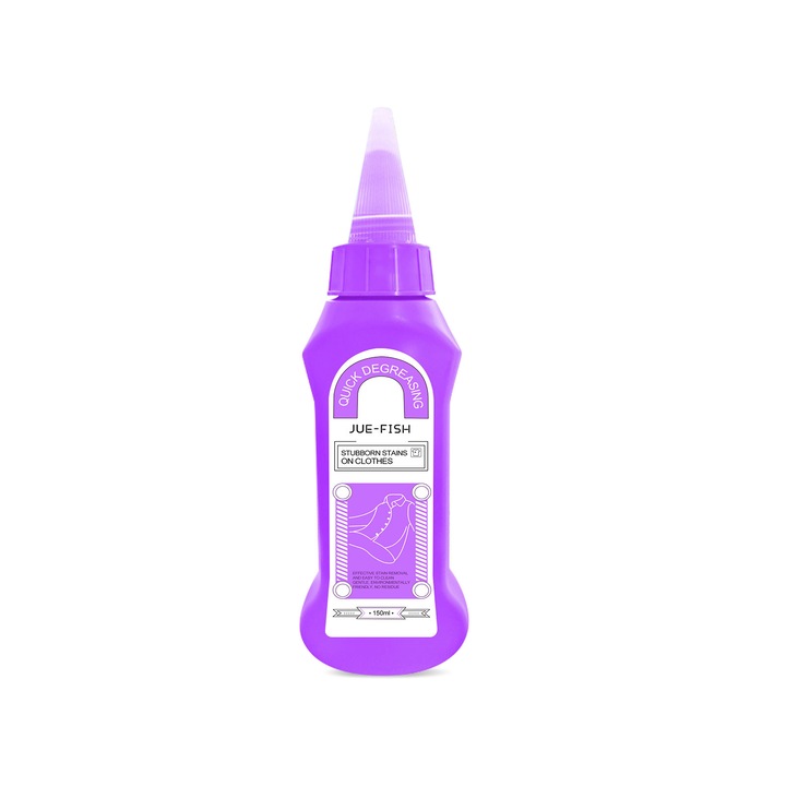 Solutie curatat pete, Jue-Fish, 2 bucati, enzime active, eliminare pete, miros placut