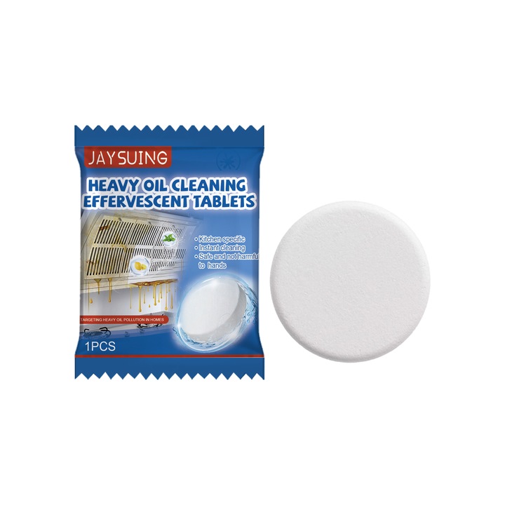 Tablete de curatare pentru grasimi, Jaysuing, 10 bucati, cu bicarbonat de sodiu si extract de lamaie