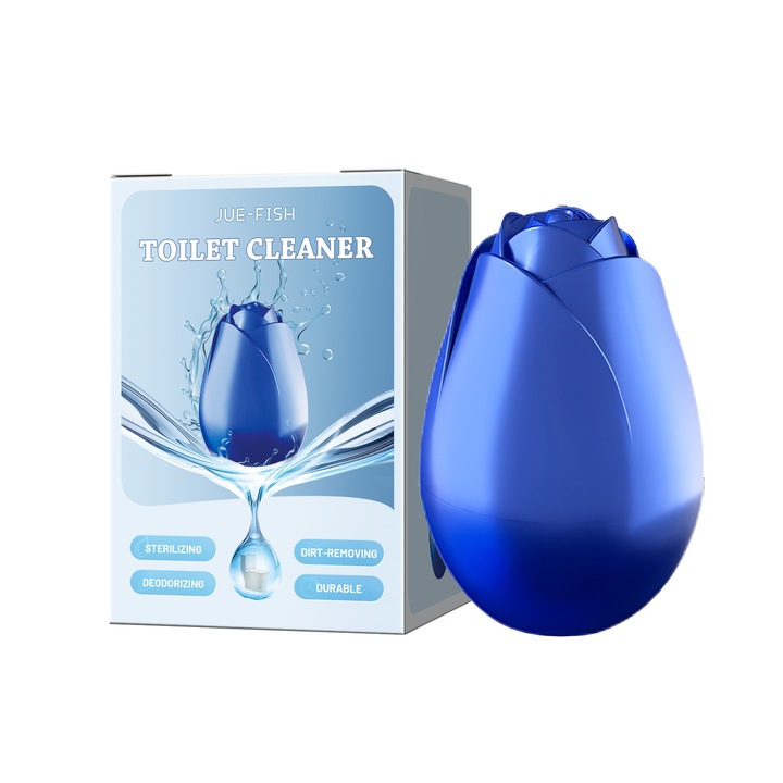Solutie de curatare a toaletei Jue-Fish, decontaminare a toaletei pentru baie, detartrare, parfum, curatare a toaletei, agent deodorant, 2 buc
