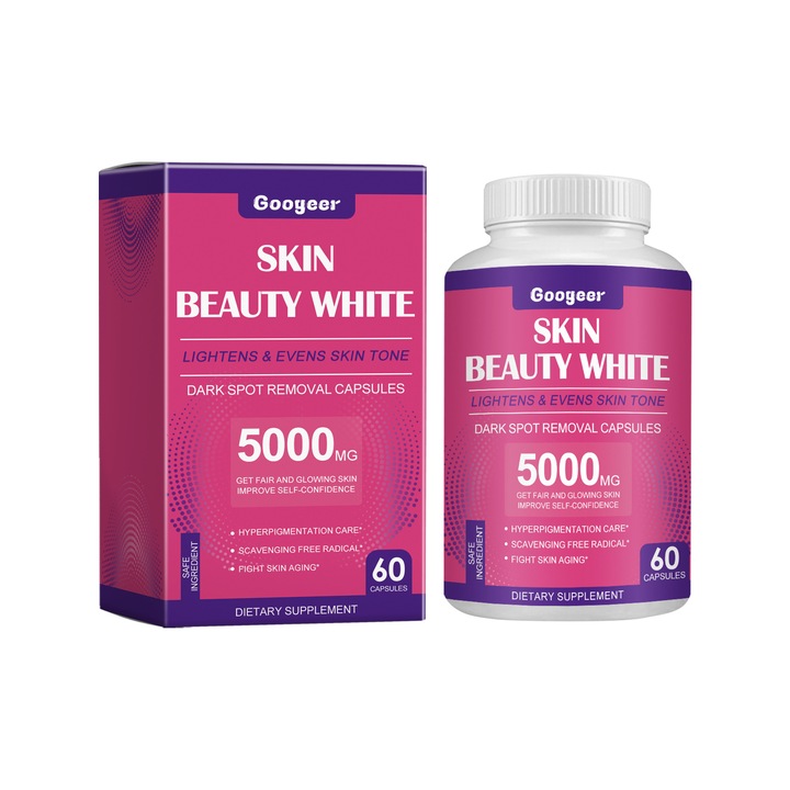 Capsule Googeer pentru indepartarea pistruilor si albire, capsule pentru indepartarea petelor inchise la culoare, capsule pentru ingrijirea fetei si albire